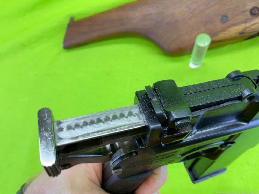 Mauser Model 712 1932 Schnellfeuer Machine Pistol 7.63 C96 Bolo Broomhandle-img-37