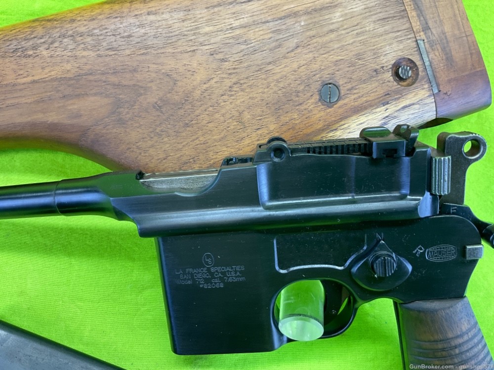 Mauser Model 712 1932 Schnellfeuer Machine Pistol 7.63 C96 Bolo Broomhandle-img-10