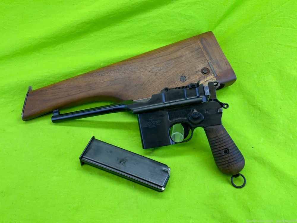 Mauser Model 712 1932 Schnellfeuer Machine Pistol 7.63 C96 Bolo Broomhandle-img-0