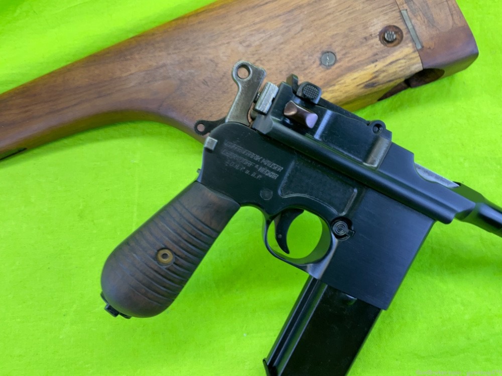 Mauser Model 712 1932 Schnellfeuer Machine Pistol 7.63 C96 Bolo Broomhandle-img-34