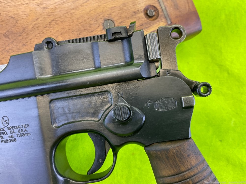 Mauser Model 712 1932 Schnellfeuer Machine Pistol 7.63 C96 Bolo Broomhandle-img-13