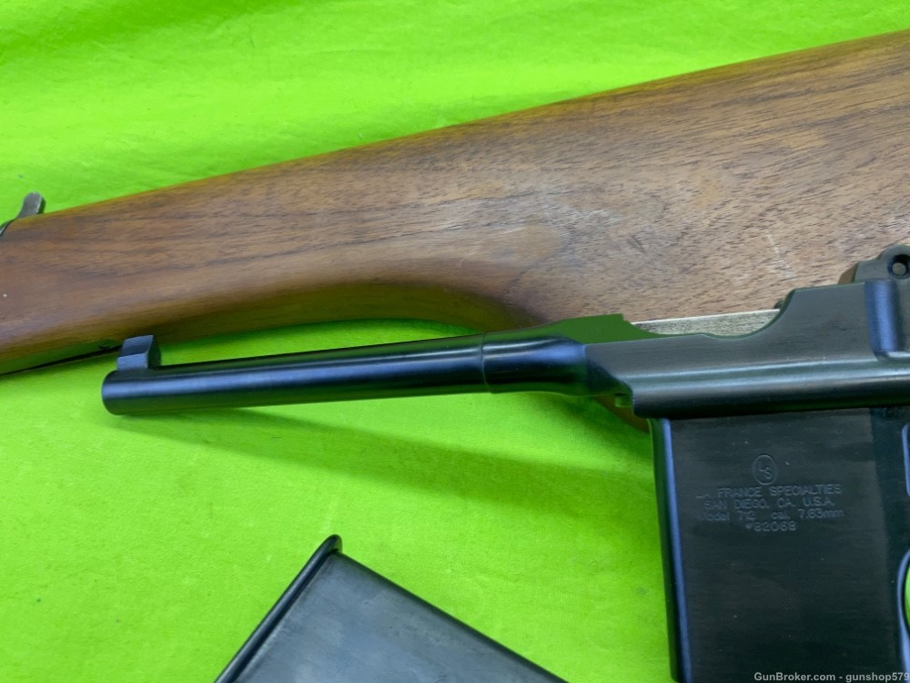 Mauser Model 712 1932 Schnellfeuer Machine Pistol 7.63 C96 Bolo Broomhandle-img-3
