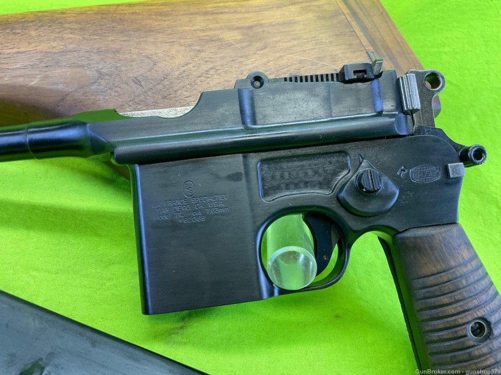 Mauser Model 712 1932 Schnellfeuer Machine Pistol 7.63 C96 Bolo Broomhandle-img-5