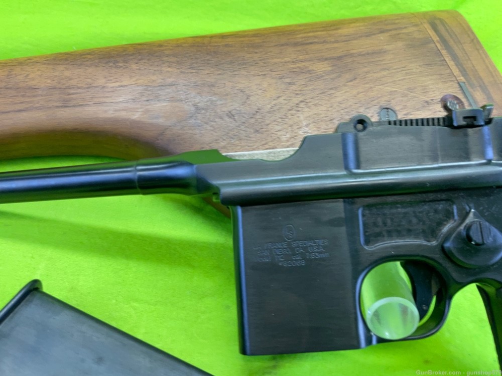 Mauser Model 712 1932 Schnellfeuer Machine Pistol 7.63 C96 Bolo Broomhandle-img-4