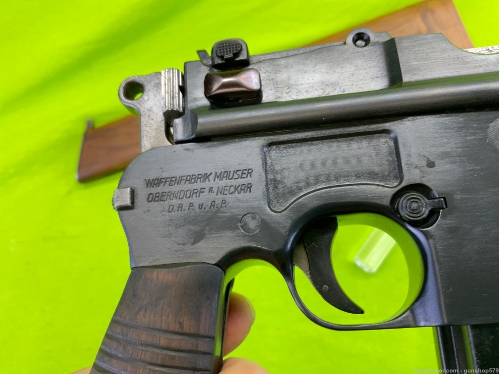 Mauser Model 712 1932 Schnellfeuer Machine Pistol 7.63 C96 Bolo Broomhandle-img-23