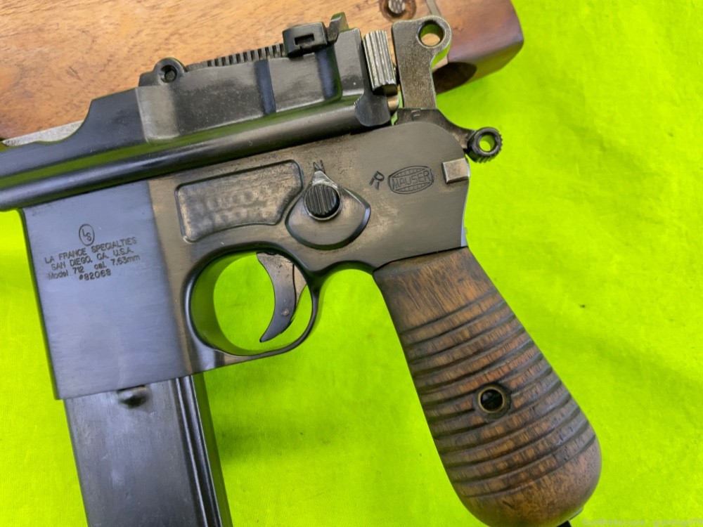 Mauser Model 712 1932 Schnellfeuer Machine Pistol 7.63 C96 Bolo Broomhandle-img-12