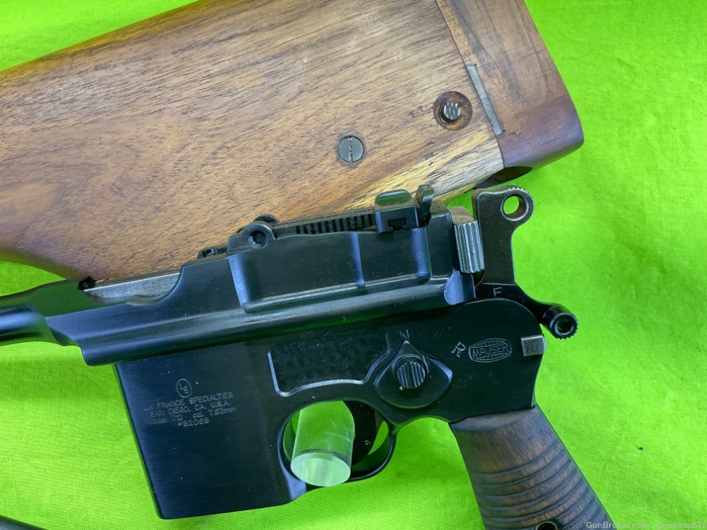 Mauser Model 712 1932 Schnellfeuer Machine Pistol 7.63 C96 Bolo Broomhandle-img-9