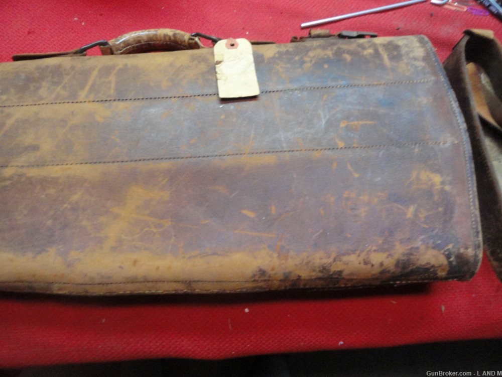 Winchester 1897 Black Diamond Trap two barrel set leather case-img-16