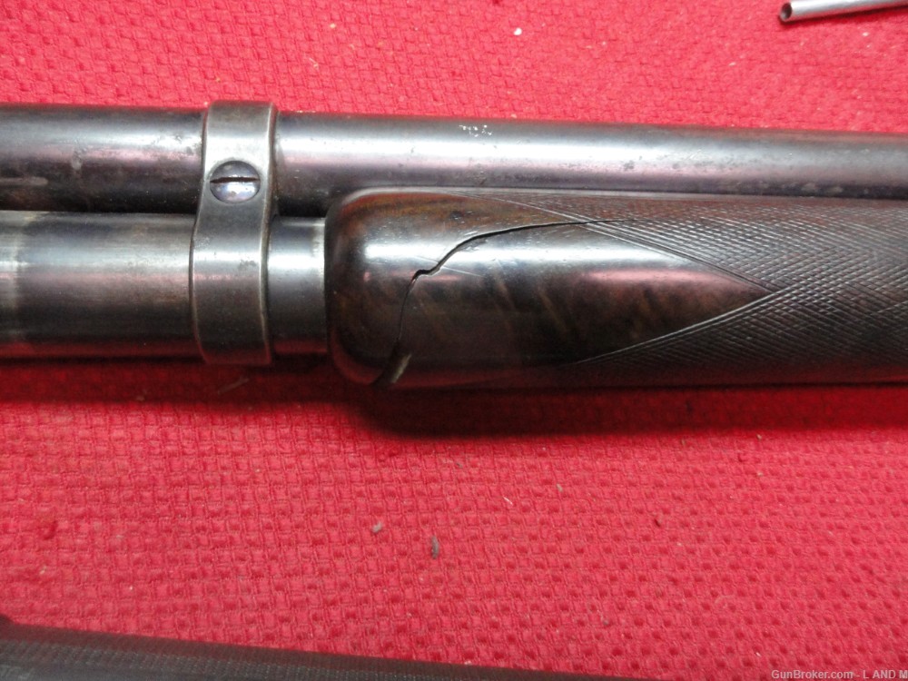 Winchester 1897 Black Diamond Trap two barrel set leather case-img-5