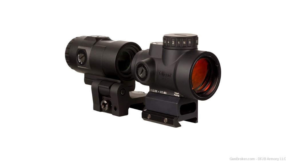 Trijicon MRO HD Magnifier & 1x25mm Reflex Sight.  Free shipping, No CC fee.-img-1