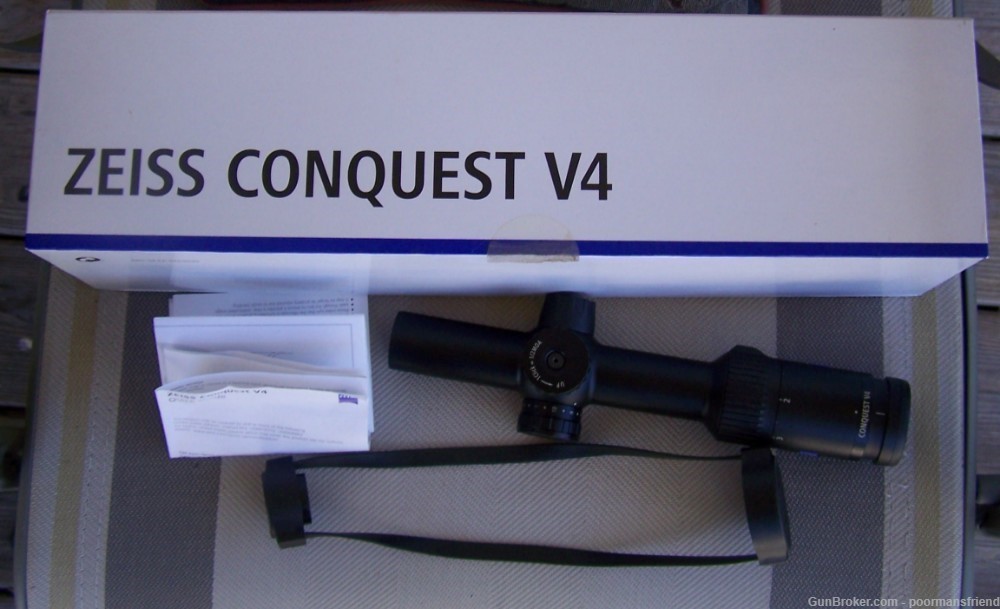 Zeiss Conquest V4 1-4x24mm Lighted NOS-img-7