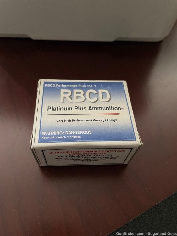 RBCD Platinum Plus .380 ACP 45 Gr TFSP 20 Rounds Ammunition -img-0