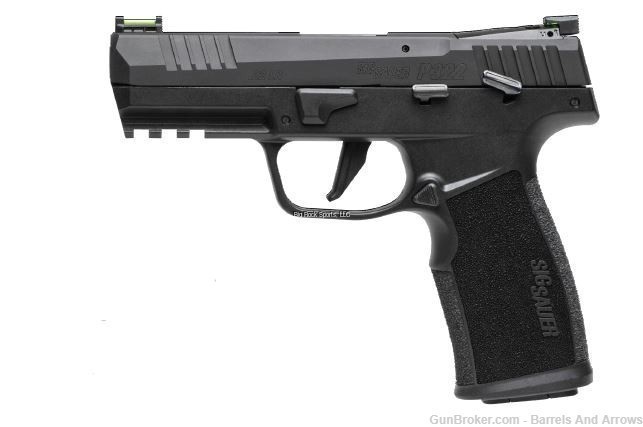 Sig Sauer 322C-BAS-10 P322 Semi Auto Pistol, 22LR, 4" BBL, Black Poly Grip-img-0