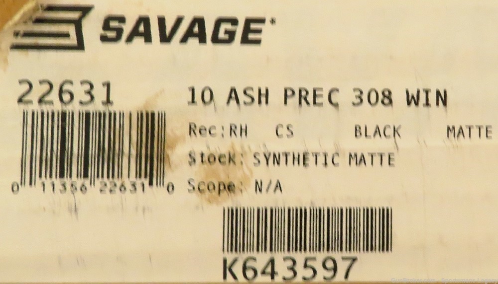 Savage 10 Ashbury Precision .308, threaded, fluted, side folder, 98%-img-10
