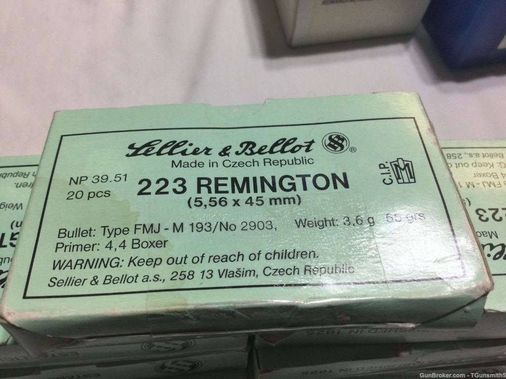 337 Round .223 Factory and Reloaded Ammo Bundle-img-6