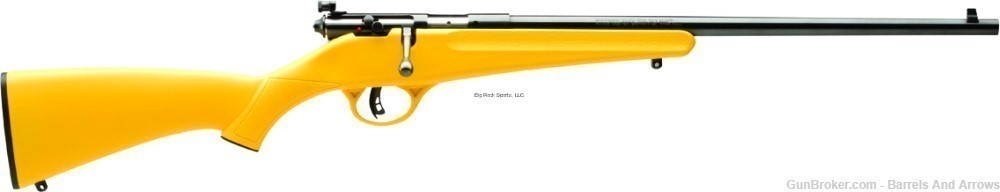 Savage 13805 Rascal Youth Bolt Action Rifle 22 LR, RH, 16.125 in, Satin Blu-img-0