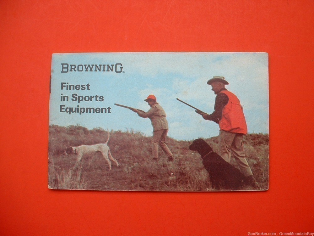 Scarce 1970 BROWNING Mini "Pocket" Catalog, w/Prices!-img-0