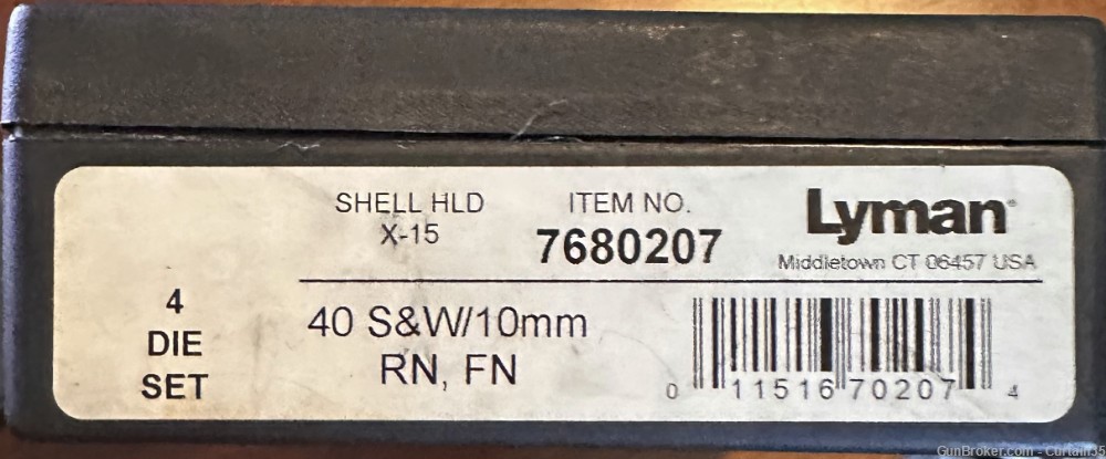 Lyman 40 S&W / 10mm Carbide 4 Die Set-img-3