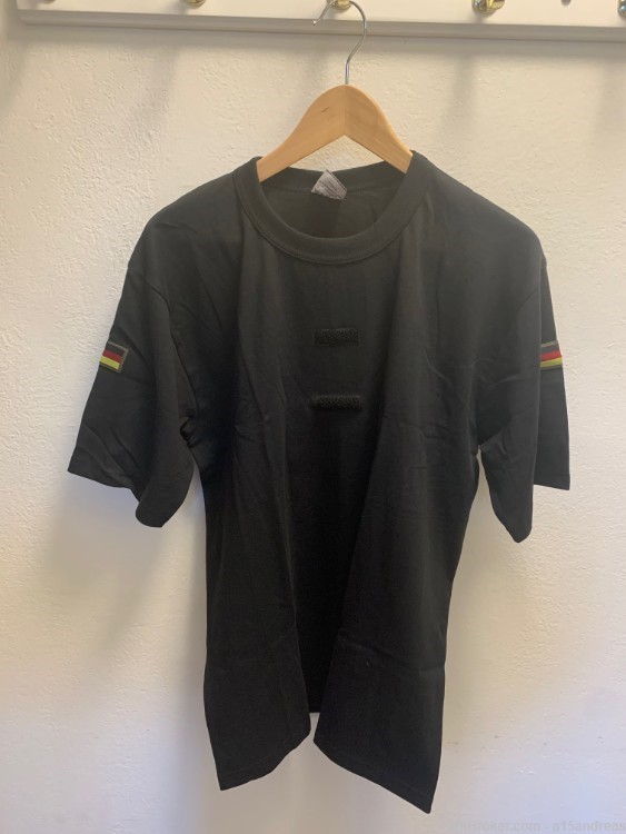  BW TROPENTARN SHIRT with self-gripping T-Shirt Short Sleeve BLK Bundeswehr-img-0