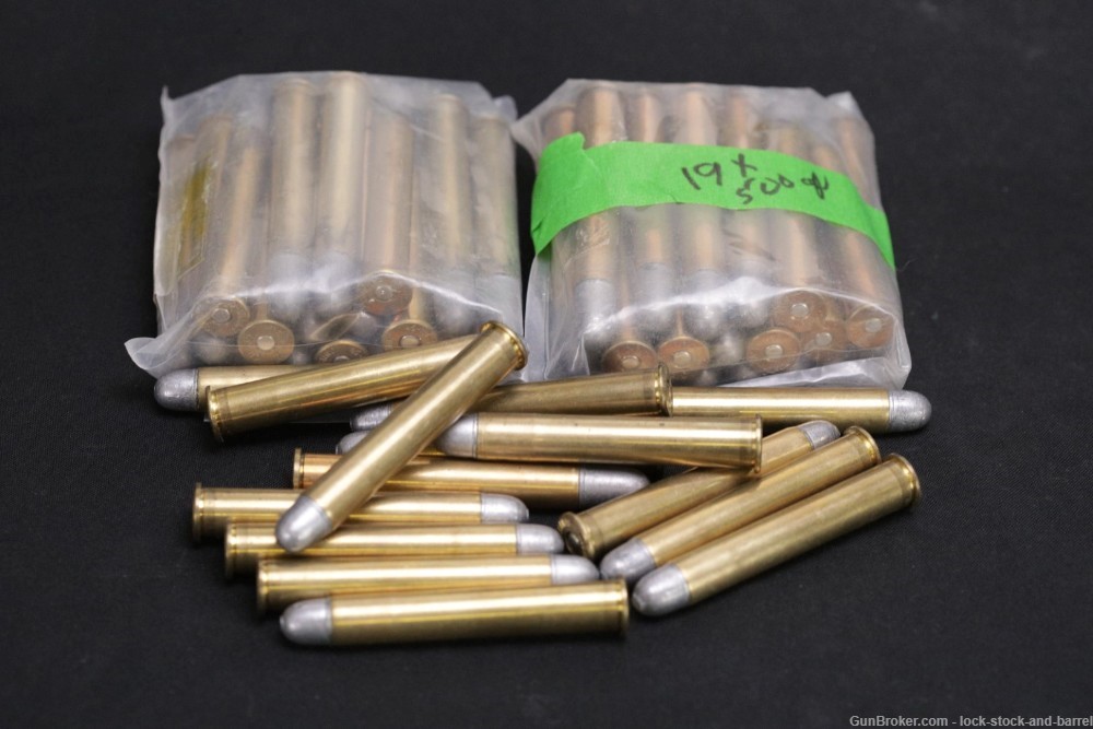 52x .45-110 Sharps Reloaded Ammunition 500 Grain Lead RN Bullets-img-2