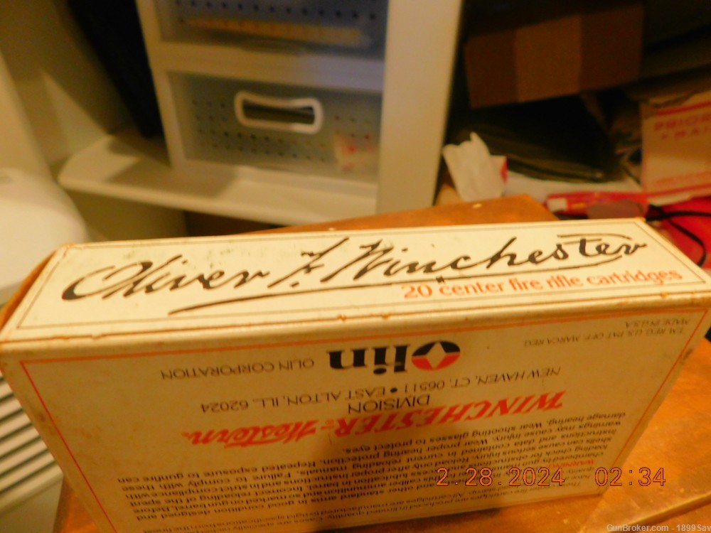 OLIVER WINCHESTER IN .38-55 WIN,, 255 GRAIN 20 ROUNDS, 1 BOX-img-1