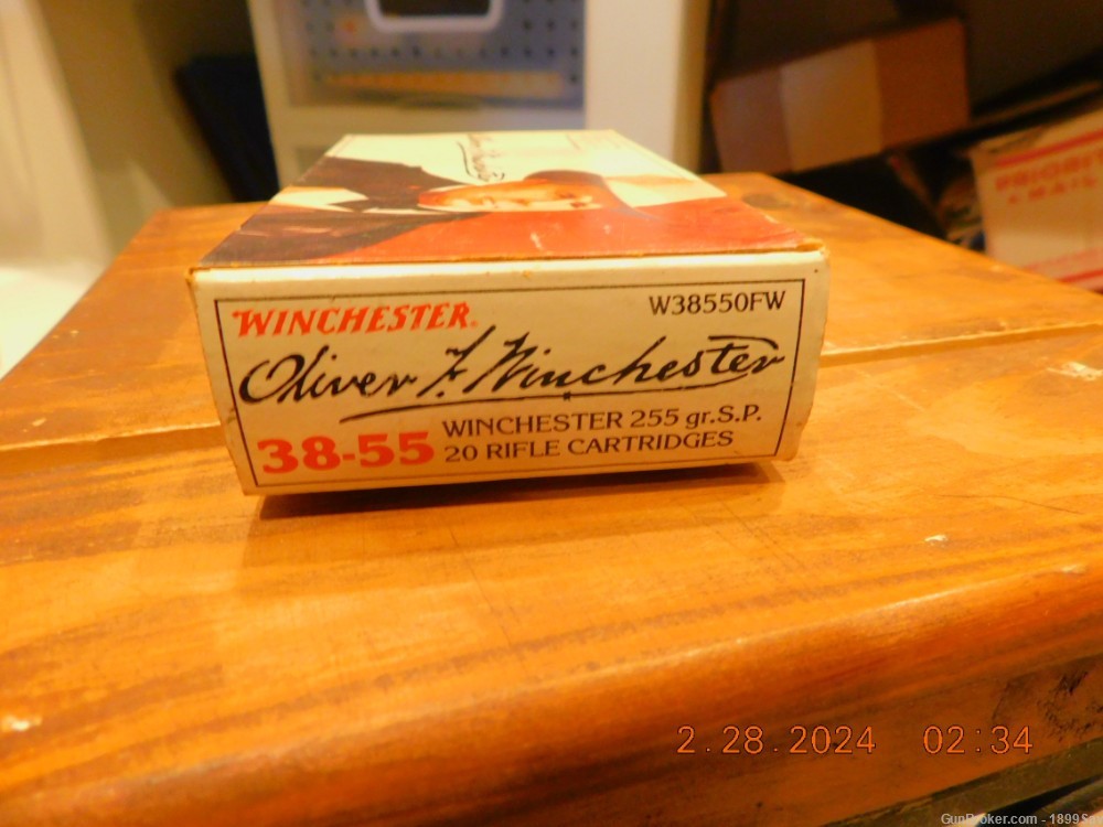 OLIVER WINCHESTER IN .38-55 WIN,, 255 GRAIN 20 ROUNDS, 1 BOX-img-3