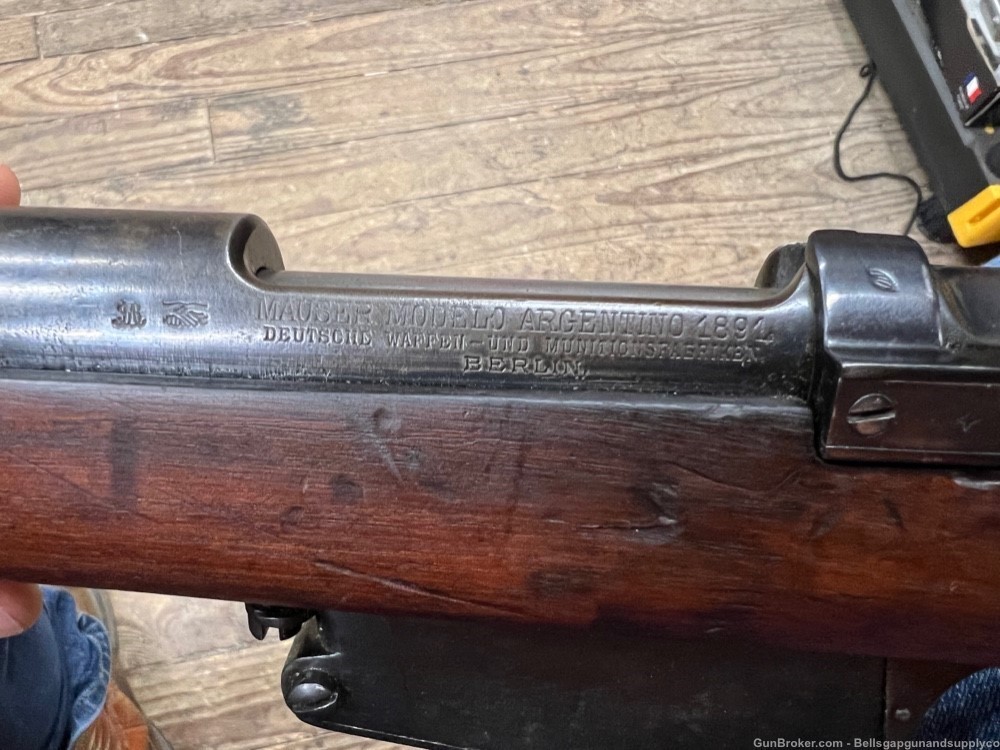 1891 Mauser Argentine long rifle 7.65x53 intact crest 91C&R-img-30