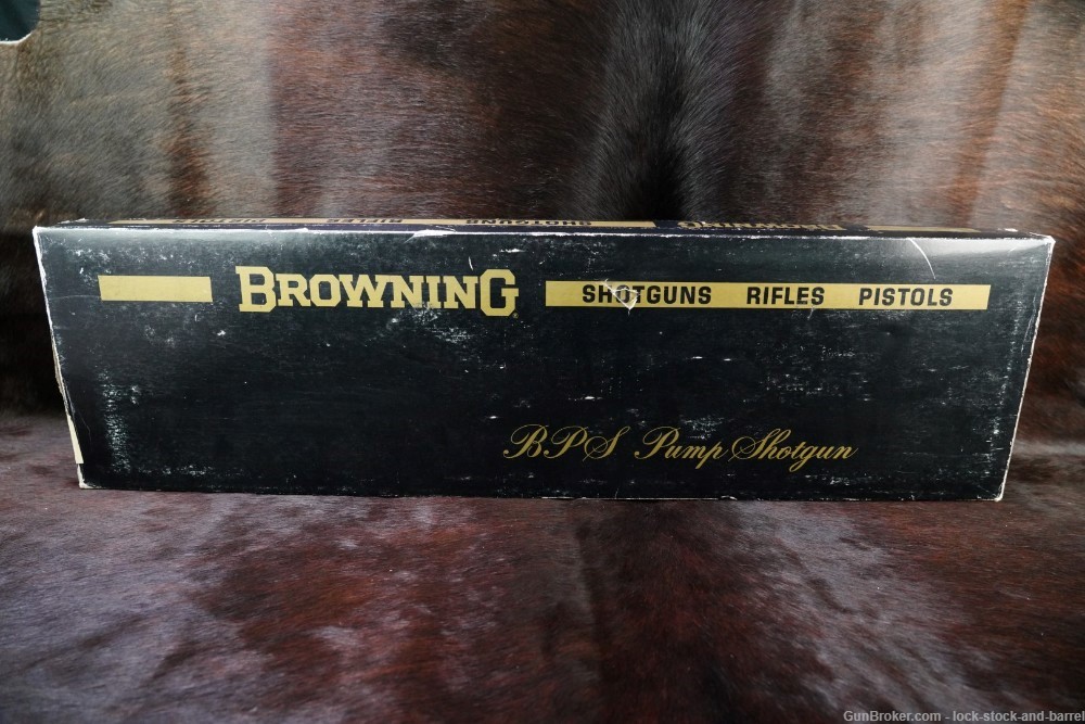 Browning Model BPS Hunter 12 GA 30" Blue Pump Slide Action Shotgun MFD 1980-img-28