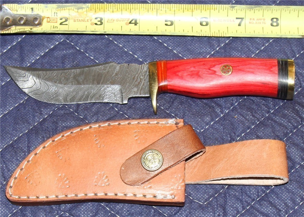 HANDMADE CUSTOM DAMASCUS KNIFE I12-img-0