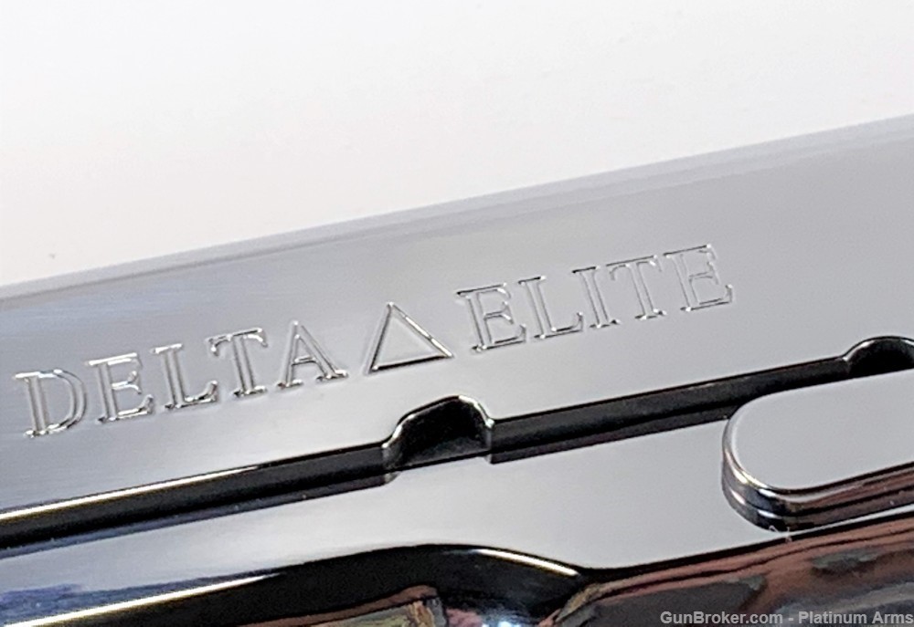 Ultra Rare Colt Delta Elite 10mm Bright Polished Original Box NIB Collector-img-14
