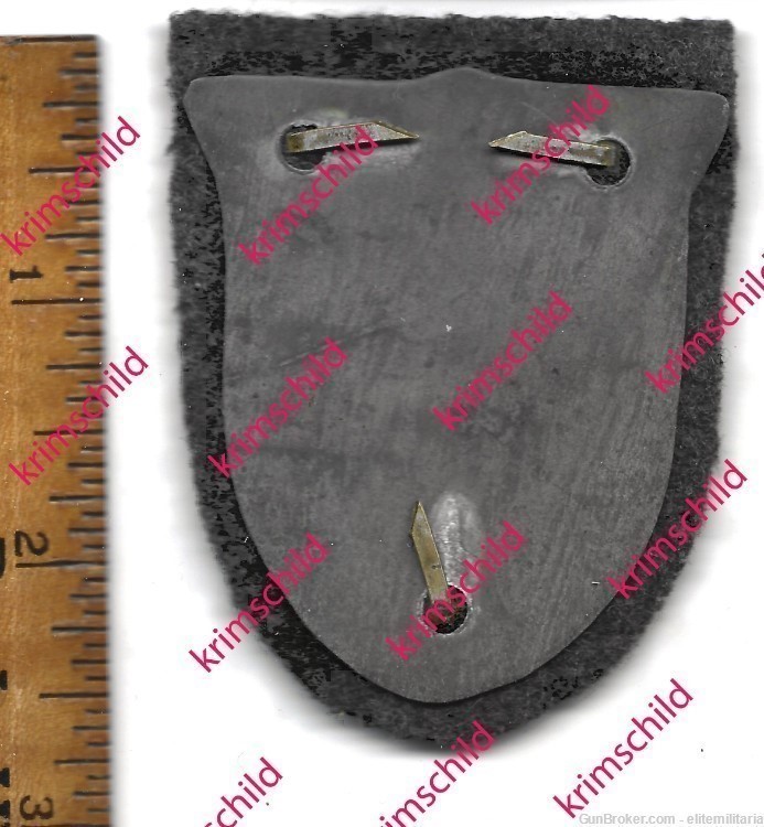 WW2 German Crimean Shield Krimschild and Award Document 1942 ORIGINALS-img-4