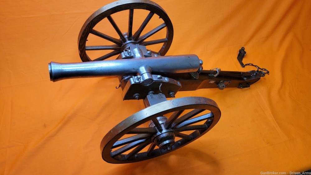 SPANISH 20TH CENTURY SIGNAL CANNON MODEL .69 CAL SMOOTHBORE PIRATE DISPLAY -img-7