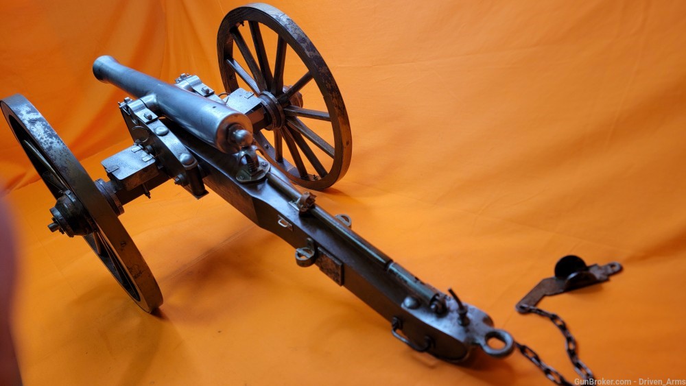 SPANISH 20TH CENTURY SIGNAL CANNON MODEL .69 CAL SMOOTHBORE PIRATE DISPLAY -img-11