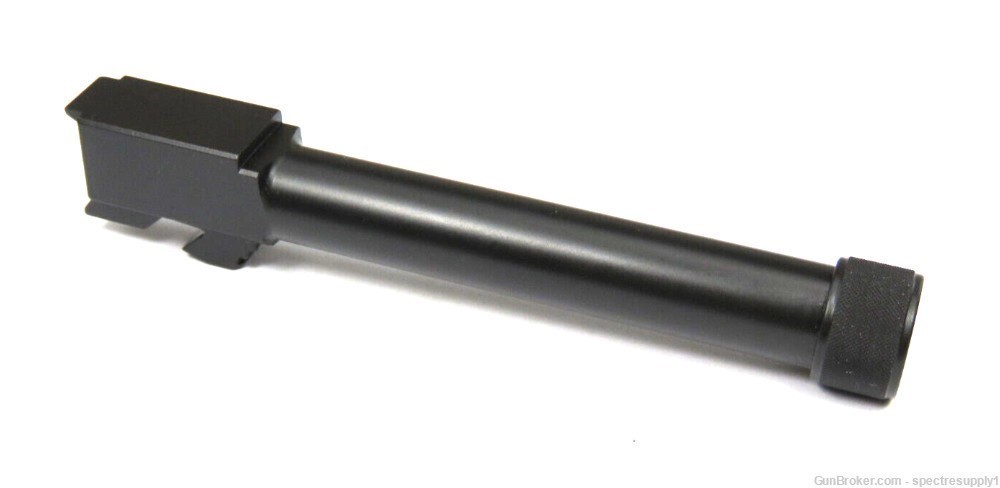 New .40 S&W Threaded 9/16x24 Black Stainless Barrel For Glock 22 G22-img-0
