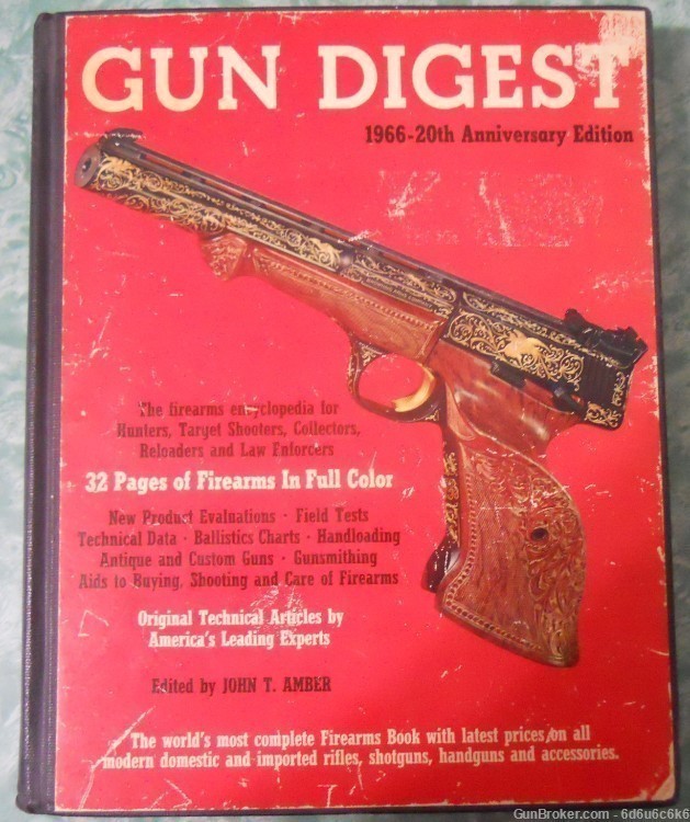 1966 GUN DIGEST - Hard Cover-img-0