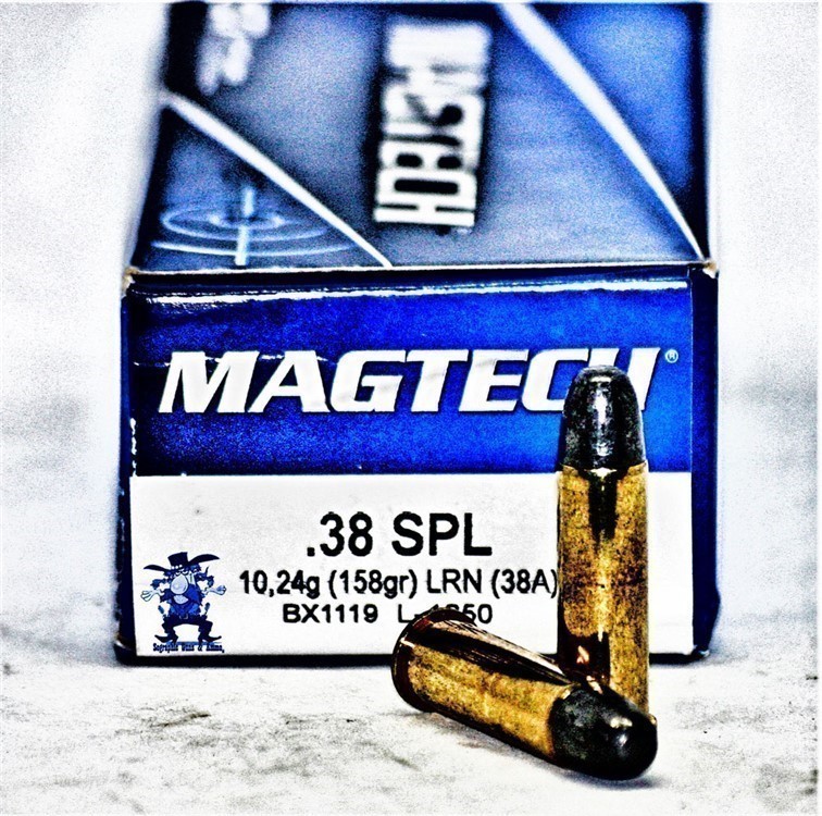 38 Special 158 Grain MAGTECH Lead Nose CTG 38 Spl 158 Gr  50RDS-img-3