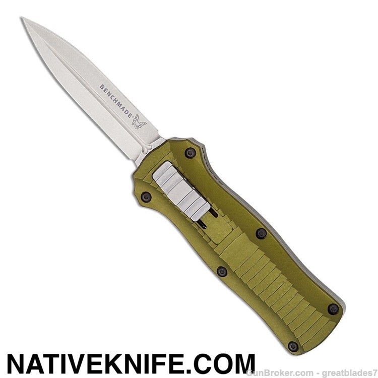 Benchmade Limited Edition Mini Infidel OTF Knife Woodland Green 3350-2302-img-0