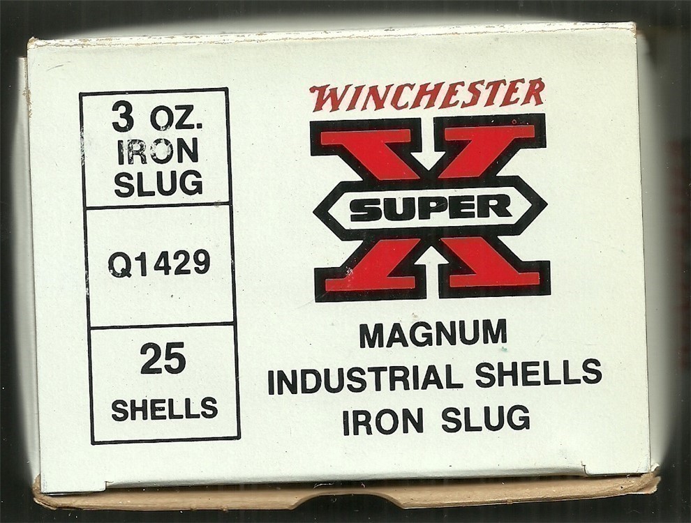 winchester 8 gauge industrial 3oz iron slug-img-0