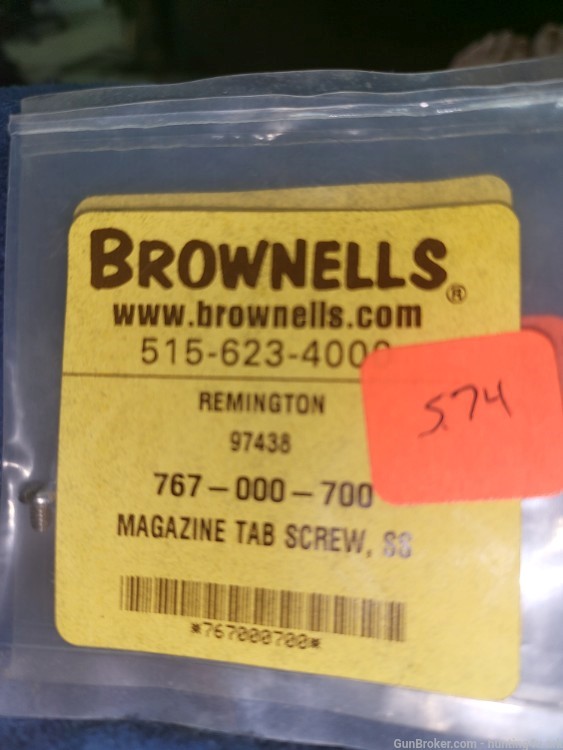 Brownells Remington #97438 Magazine Tab Screw  SS-img-0