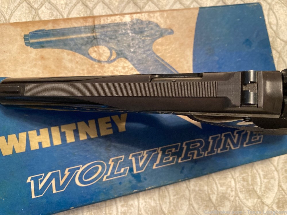 Whitney Wolverine .22 Pistol 98%+ Factory Box +Manual + Book +Warranty 1957-img-24