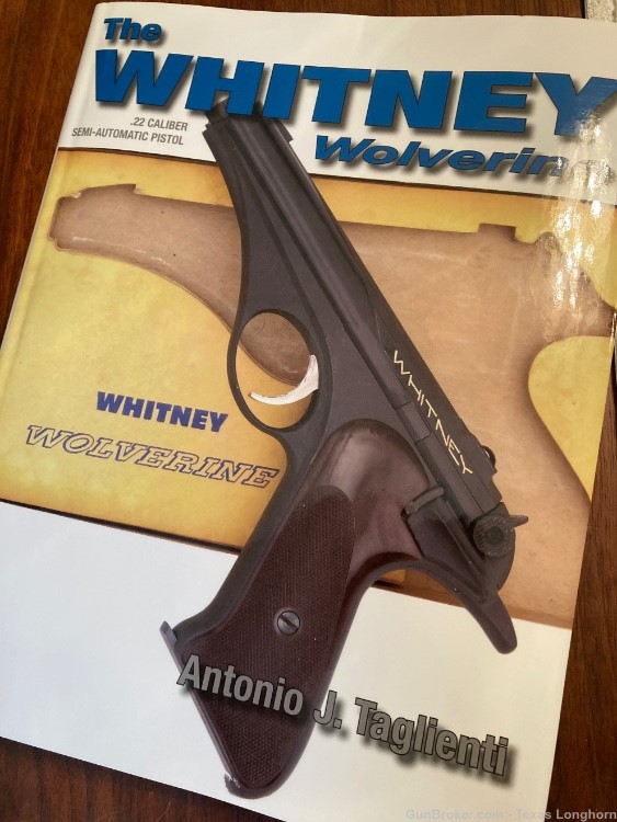 Whitney Wolverine .22 Pistol 98%+ Factory Box +Manual + Book +Warranty 1957-img-3