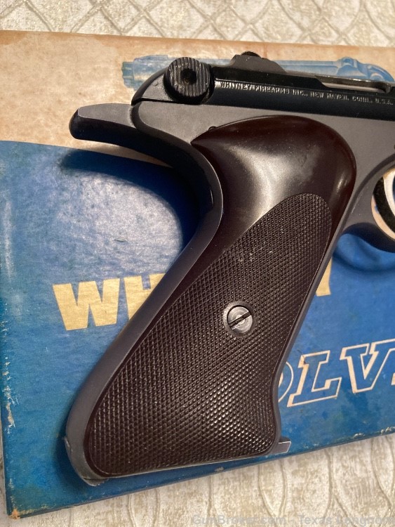 Whitney Wolverine .22 Pistol 98%+ Factory Box +Manual + Book +Warranty 1957-img-15