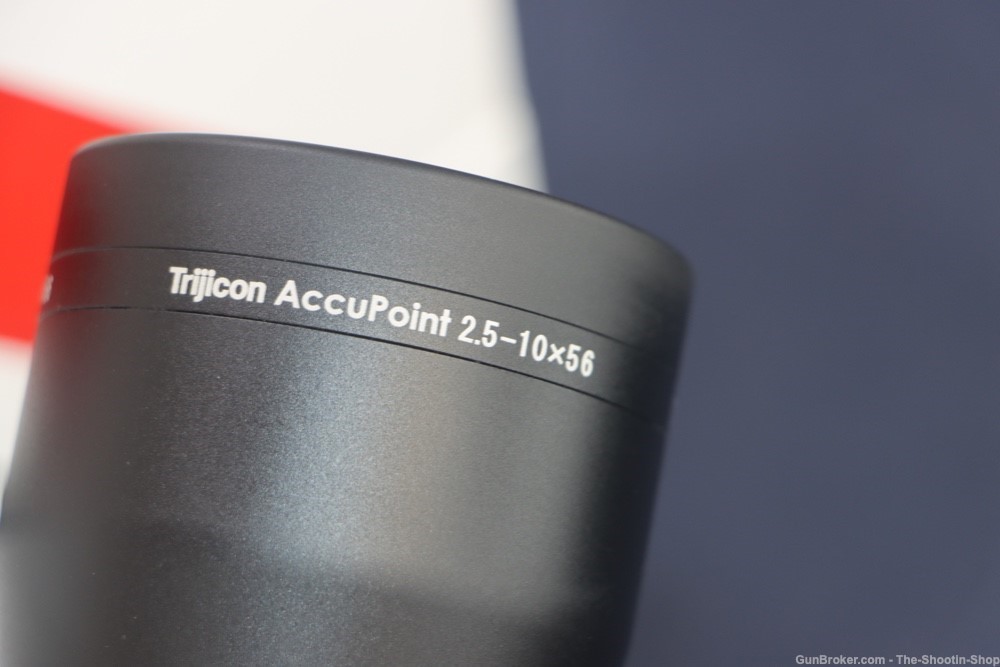 Trijicon AccuPoint Rifle Scope 2.5x-10x56MM 30MM Matte Black SFP BAC NEW -img-6