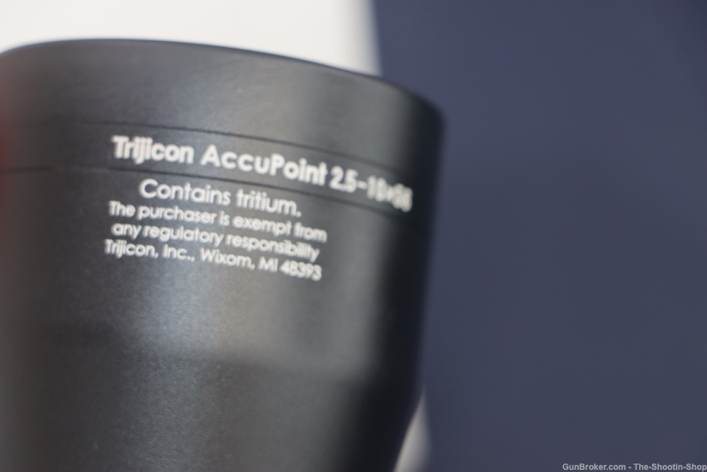 Trijicon AccuPoint Rifle Scope 2.5x-10x56MM 30MM Matte Black SFP BAC NEW -img-7