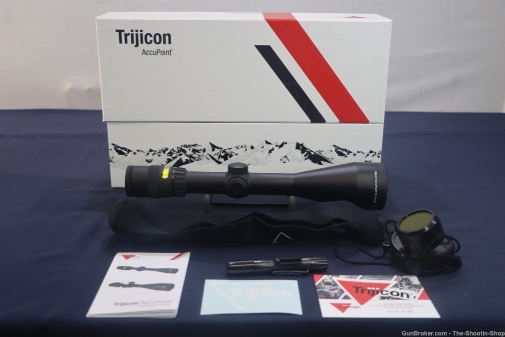 Trijicon AccuPoint Rifle Scope 2.5x-10x56MM 30MM Matte Black SFP BAC NEW -img-0