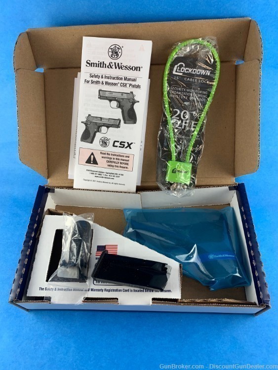 Smith & Wesson CSX 9mm 10/12 Rd - NIB-img-2
