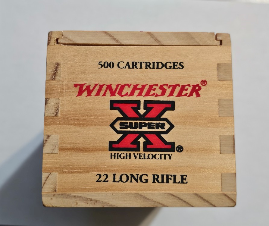 Winchester Limited Edition 22 Long Rifle Wood box -img-3