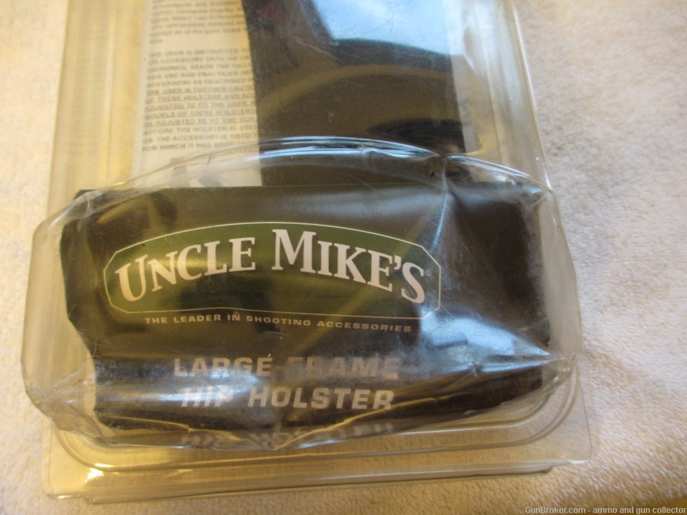 Uncle Mike's hip holster for 8" barrell large frame revolvers-img-3