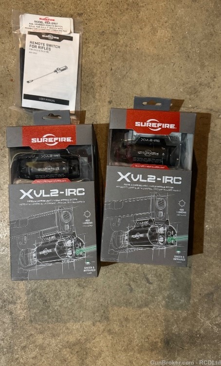 1- Surefire XVL2-IRC Pistol & Carbine Light and Laser Module with switch!-img-0