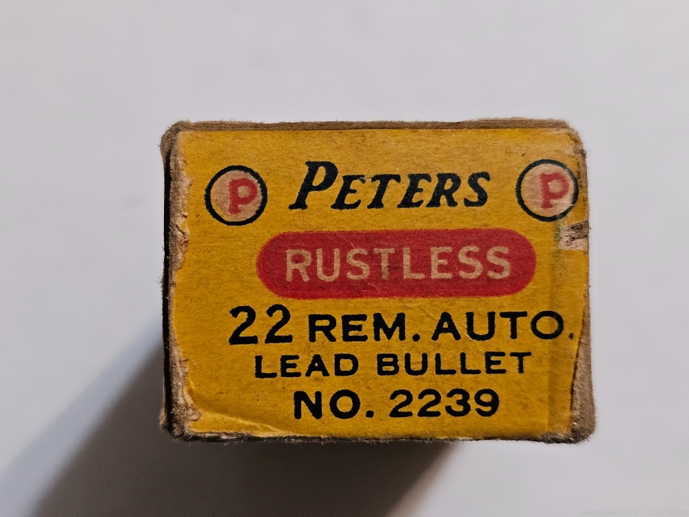 Vintage Peters Rustless 22 Remington Auto Loading -img-4